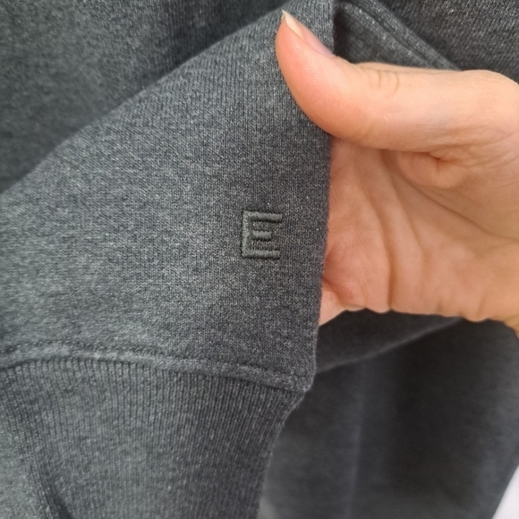 Everlane the track crewneck sweatshirt grey  medium NWT - Picture 6 of 6